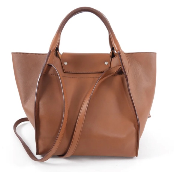 EUC Celine Cognac Brown Small Big Bag Two-Way Bag - Picture 5 of 13